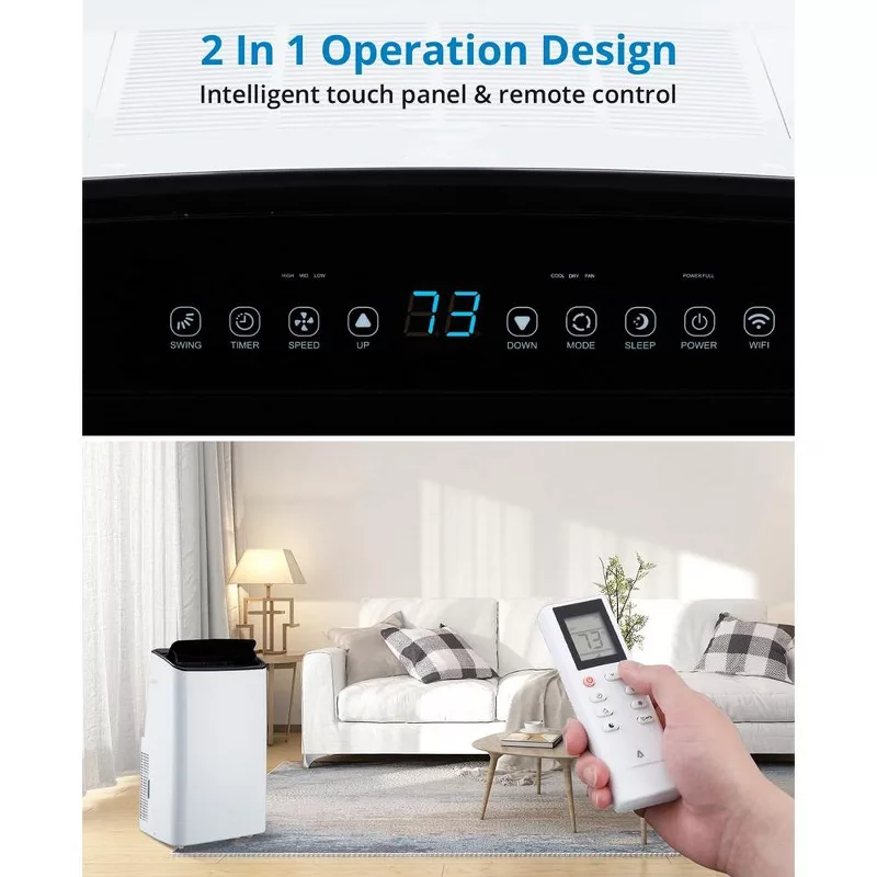 14,000 BTU Portable Air Conditioners,Portable AC Unit for Bedroom
