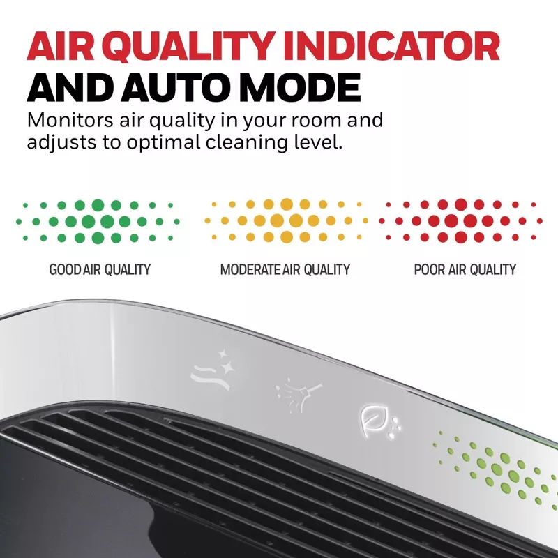 Honeywell Insight HEPA Air Purifier HPA5200B: Quiet Operation, Easy Filter Change, 4 Settings, 1500-2000 sq. ft. Coverage