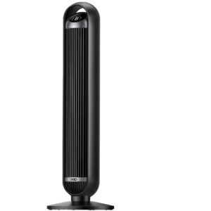 DREO Nomad 36" Quiet Bladeless Oscillating Tower Fan Black/Silver
