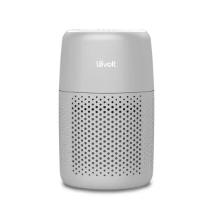 Levoit Core Mini Air Purifier Gray: 3 Settings, Captures Mold & Pet Dander, Carbon Filter, 100-300 sq. ft., 2-Year Warranty