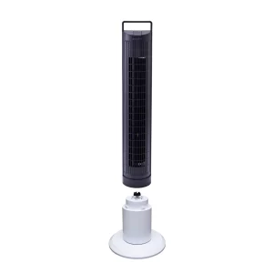 Aspen 40" Oscillating Washable Tower Fan: 3 Speeds, Electric, ETL Listed, 300-500 sq. ft. Coverage, Black